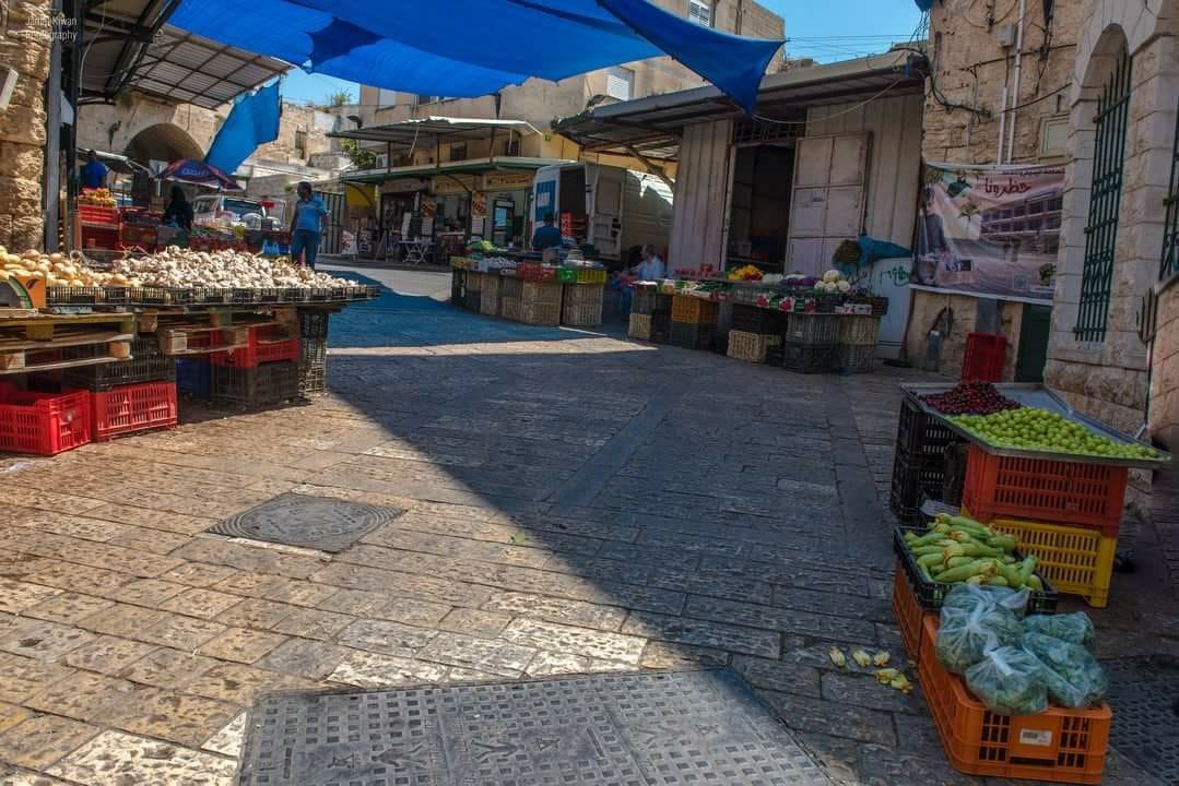 Nazareth old city local atmosphere